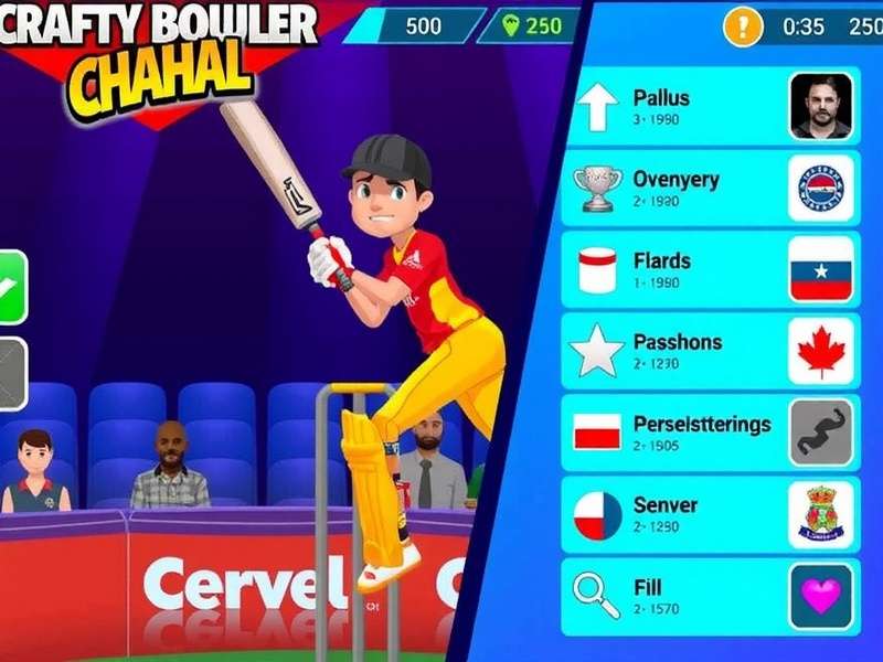 Crafty Bowler Chahal Game Screenshot